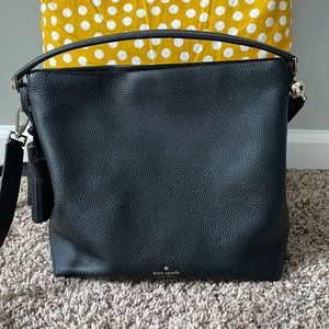 Kate Spade leather black bag♠️